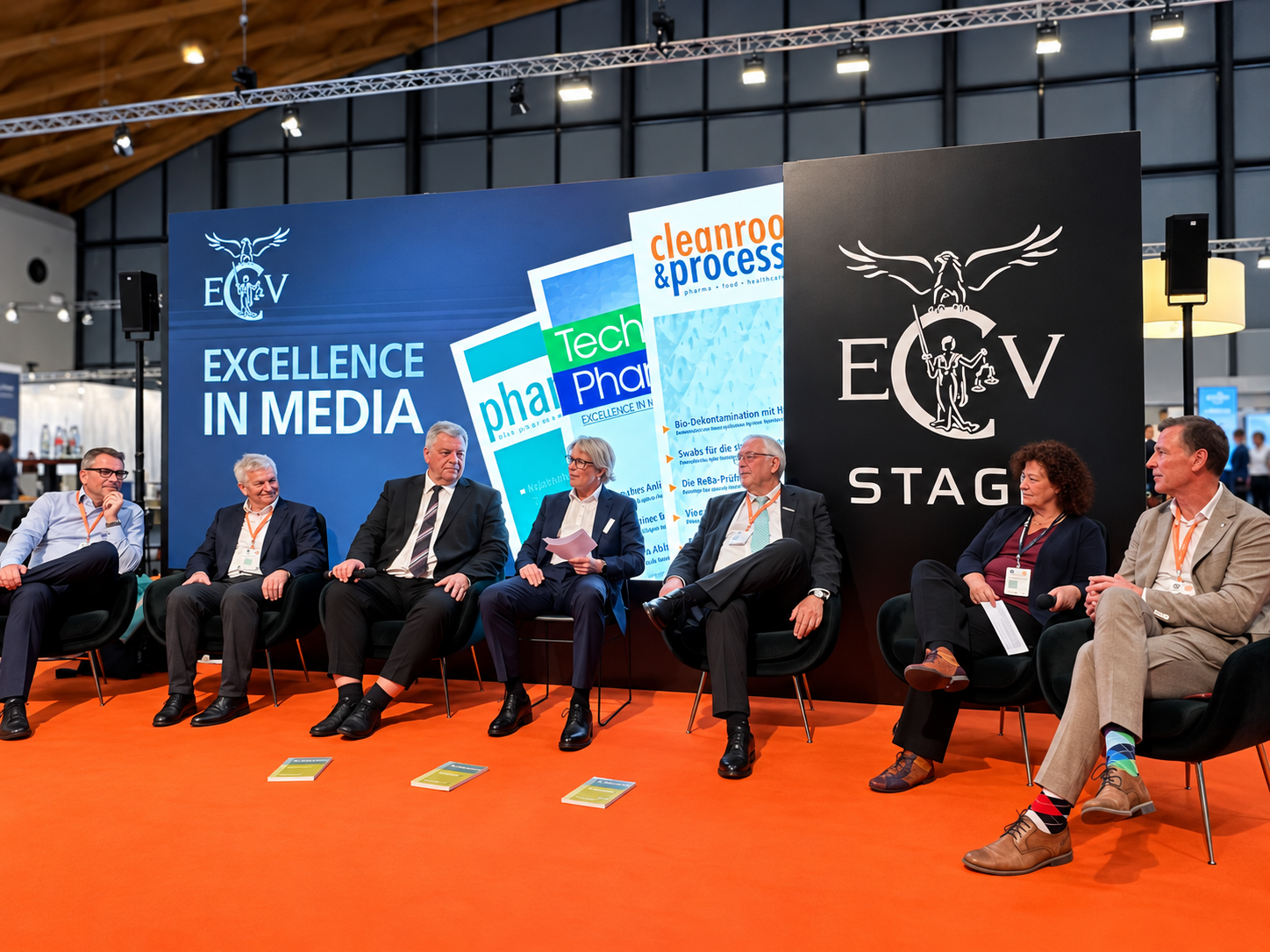ECV Stage with expert forum and Excellence in Media presence at LOUNGES
