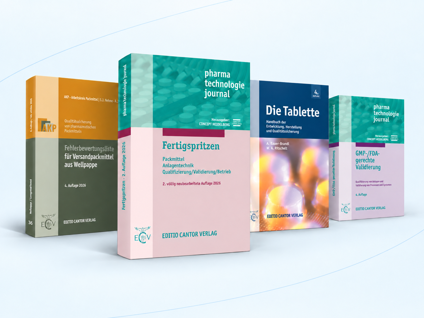 Selection of technical ECV professional books for the pharmaceutical industry
